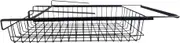 FytStycale Hanging Pull-Out Drawer, Socks, Portable, Decorative, Sliding Under The Shelf, Cabinet Holder for Under The Table Counter, Black Medium, as described