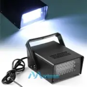 110V 24 LED Strobe Light White Super Bright Disco Party Clubs Stage Light Effect