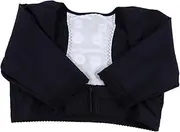 [FOMIYES] Hunchback Correction Chest Support Sleeves Shaper Hold Spandex Arm Suits High Covers Control Woman Women's Vests Compression Tops Brace Posture Cor Acrylic Black
