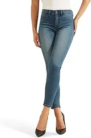 [GUESS] 1981 High-Rise Skinny Fit Jeans - Mantra Wash