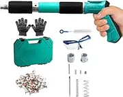 Nailer Kit, Portable Small Concrete Nailer Wall Fastening Power Nailer, Accurate Efficient Carpentry Nailer Kit for Construction, Furniture Renovation