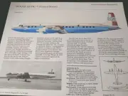 Douglas DC-7 DC7 Plane Picture Aircraft Out of Print Article Spec Sheet Wall Art
