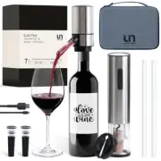 Electric Wine Opener Set - Wine Bottle Opener Kit with Rechargeable Corkscrew &