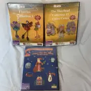 Embroidery Software Lot Of 3 Dream Designs And Crafter Collections Cd Thumbdrive