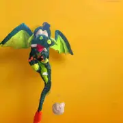 NEW Classic Toy Company Green Dragon Posable Wing Stuffed Animal Plush Jumbo Toy
