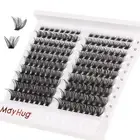 Lash Clusters DIY Eyelash Extensions 160 Pcs Individual Lashes Eyelash Cluste...