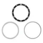 BEZEL & INSERT FOR TUDOR SUBMARINER PRINCE OYSTERDATE 79090 79190 BLACK