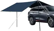 Car Awning Tailgate Tent,Auto Sun Shelter Camping Shade - Sturdy Construction Rear Car Awning for Carting Activities, Camping, Weekend Picnics, Family Gatherings