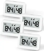DOOMAY Mini Hygrometer Indoor Thermometer, Digital Humidity Gauge with Celsiu...