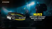 Nitecore NU53 1800 Lumens 175 Meter Throw Compact Head Torches Camping Headlamp