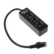 High Quality Lan Ethernet Cable Splitter Network Rj45 1 Male To 3 Female Connector Adapter Ethernet Cables (Rj 45/8P8c)