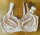 curvy couture bra women lace wirefree bralette sz# 38-40/DD ballet fever (1320)