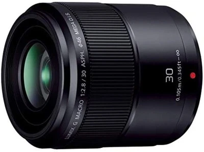 Panasonic H-HS030 Lumix G Macro 30mm/ F2.8 ASPH./ Mega O.I.S F/S w/Tracking# NEW