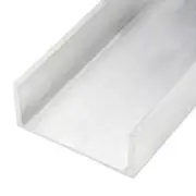1-1/2 x 3/4 x 1/8 Architectural Aluminum Channel 6063-T52
