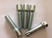 4 X TUNER + KEY 65mm LONG 40mm M12X1.5 THREAD WHEEL BOLTS FITS RENAULT 60.1 4S
