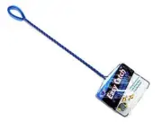 Blue Ribbon Pet Easy Catch Sof and Fine Mesh Aquarium Net Extra Long Handle 6"W