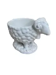 Juliska Clever Creatures Ram Bowl Ceramic Figural Cottagecore