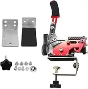 Obokidly Upgrade Version USB Handbrake With Clamp Support T300 Compatible With PS4 For Simracing Game Sim Rig Not Suitable For PC, Red