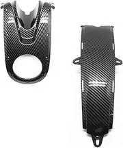 Carbon Fiber Color Tank Ignition Cover Center Fairing Compatible with Ducati 696 795 796 2008-2014 1100 1100S 2009 2010 2011