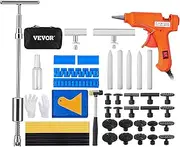 Tumopu 52 PCS Dent Removal Kit, Paintless Dent Repair Kit with 2-in-1 Slide Hammer with Stainless Steel Grooves, Short Puller Lines and Long Puller Lines, for Auto Dent Removal, Minor Dents, Door Ding