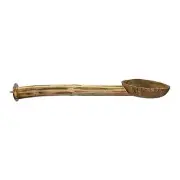 Coconut Cup with Perch - Natural Wooden Mounted Food & Treat Bowl Cage Accessory