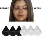 10packs Velvet Triangle Powder Puff Sponge Blender T1J8