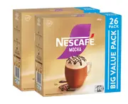 2 x 26pk Nescafé Instant Coffee Sachets Mocha