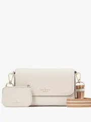 Rosie Pebbled Leather Flap Crossbody