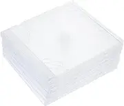 6Pcs Holders Portable Disc Storage Organizers Transparent Disc Storage Boxes for Stackable Storage Cases for Media Lightweight and Disc Holders