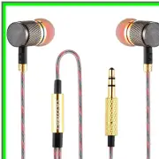 Tangle-Free Noise Isolating Wired Earphones with Case