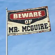 Bar For Man Cave Beware Of Mr. Mcguire Flag Car Flags For Room Man Cave Flags(152X244CM)