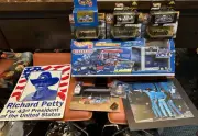 Richard Petty/Vintage Hot wheels & Signed Posters. Along With Mechanix Semi.