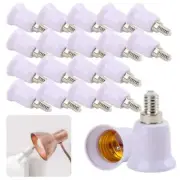 1~20PCS Light Bulb Socket Adapter E12 to E27 Base Chandelier Converter US New