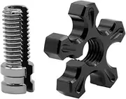 Clutch Cable Adjuster Screw for YA&MAHA WR250F YZ125 YZ250 Motorcycle Clutch Cable Wire Adjuster(Black,M10)