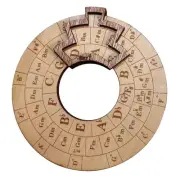 Wooden Melody Tool Music Instrument Wood Melody Maker Circle of Fifths6636