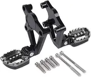1 Pair Rear Foot Rear Set Footrest Foot Pegs Pedal Passenger Rearsets X ADV X-ADV 750 2017 2018 Motorcycle Accessories Motorcycle Rider Pegs(Titanium)