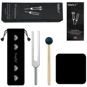 417 Hz Tuning Fork Set, Aluminum Alloy Tuning Fork for Healing, Chakra, Sound...