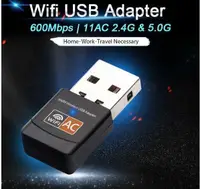 在飛比找有閑購物優惠-【保固一年】2018 雙頻USB 無線 網卡 ac600M 