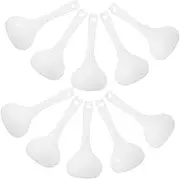 Veemoon 10pcs Heat Resistant Plastic Soup Ladles Serving Spoons Multifunctional Kitchen Utensils for Cooking Basting Rice Scooping Food Serving Versatile Cooking Tools