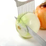 Onion Tomato Veggie Slicer Cutting Guide Holder Cutter Gadget New