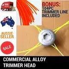 W/LINE ALLOY TRIMMER HEAD Fit YARD FORCE 33CC LINE TRIMMER GMT09-AU GT A42 GTA42