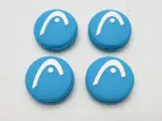 4X BLUE / TURQUOIS HEAD "PRO DAMP" VIBRATION DAMPENERS FOR TENNIS RACQUETS