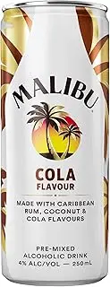 Malibu RTD Cola 250mL (Pack of 4)