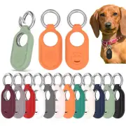 For SAMSUNG Galaxy SmartTag 2 GPS Positioner Silicone Dust Cover Case+Chain Ring