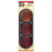 LED Autolamps Stop Tail Indicator Light Coloured Lens 12V 24 LED Lamp Blister