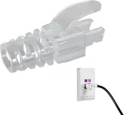 Rj45 Connectors Strain Relief Boots - 6.5mm Plug Covers for Cords,Rj45 Cable Connector Boots, Plug Covers for Cords, Rj45 Strain Relief Boots for Rj45 Head Network Cable