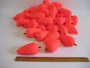 BIG FISHING BOBBERS EXTRA LARGE XL 4" PEAR PEG FOAM FLOATS BOUYS MARKERS CHOOSE
