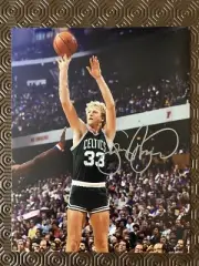 Larry Bird Signed 8 X 10 Photo With COA