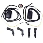 2x 102MM Ignition Coils + Spark Plug Caps For Honda CB350F CB400F CB500 CB550