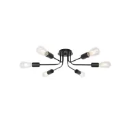 Modern Sputnik Chandelier 6 Light Semi Flush Mount Ceiling Lighting Cotemporary